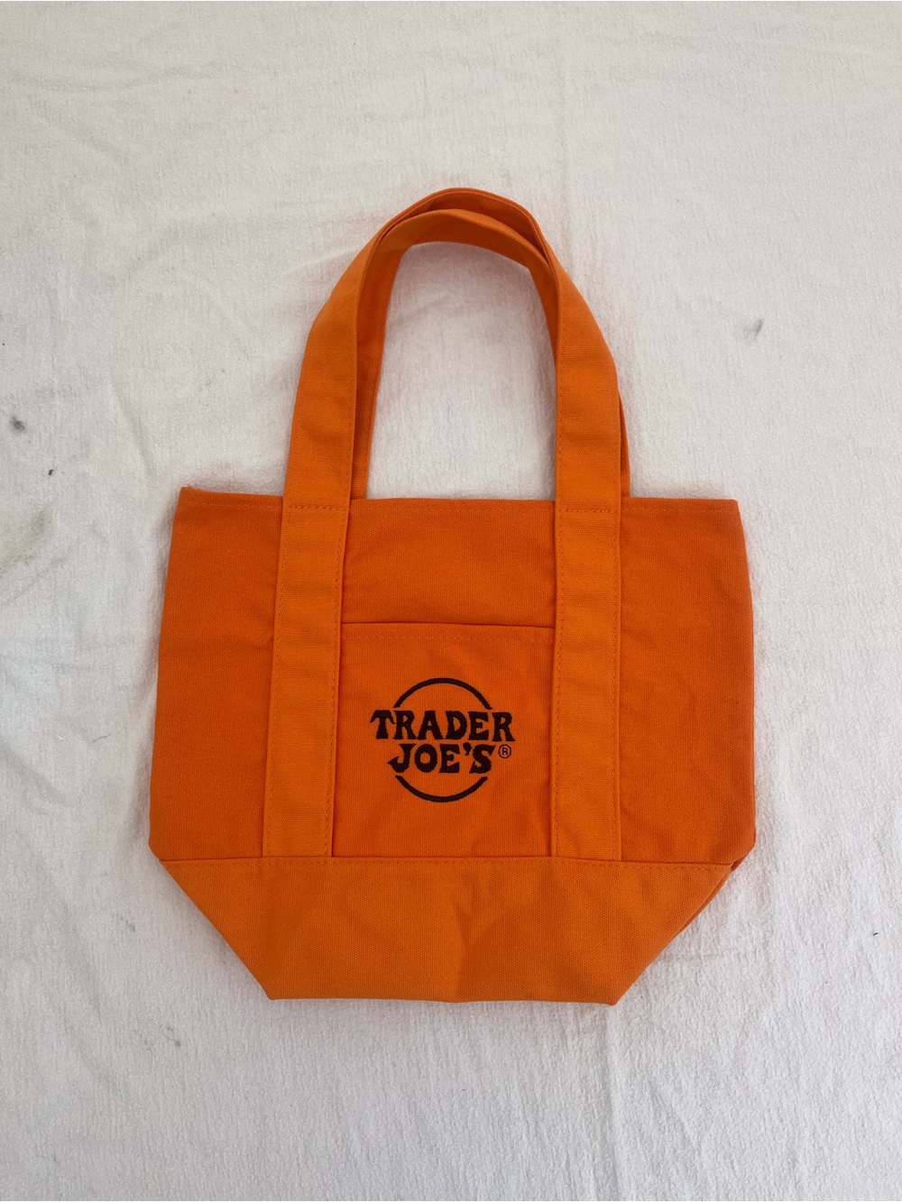 Trader's Joe's Orange Mini Tote